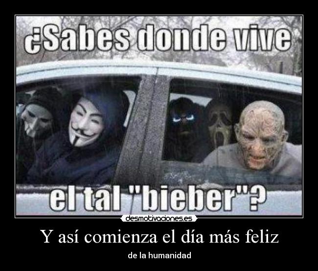 Y así comienza el día más feliz - de la humanidad