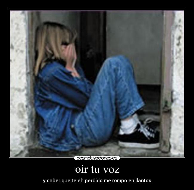 oir tu voz - 