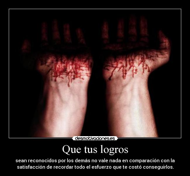 Que tus logros - 