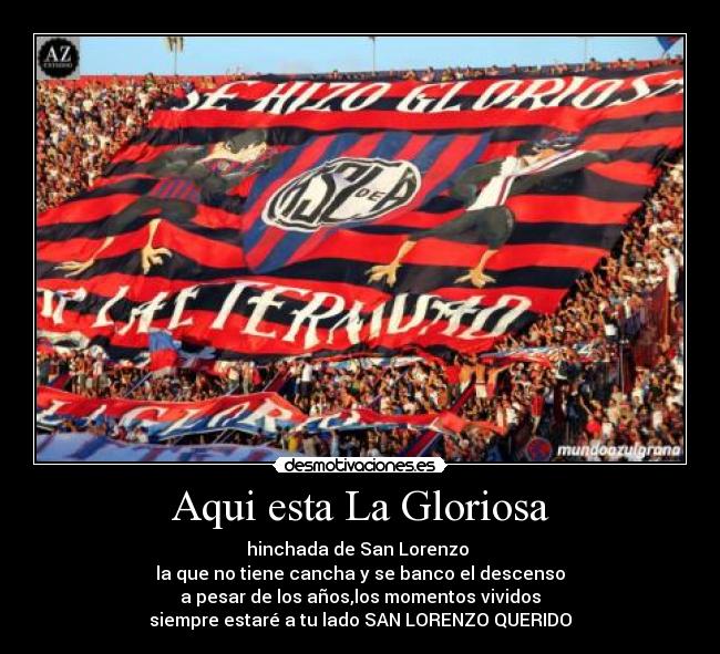 Aqui esta La Gloriosa -