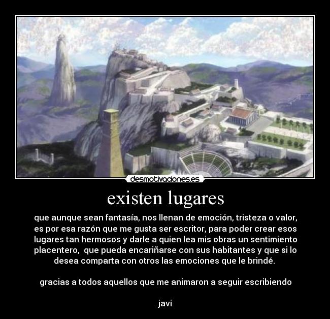 existen lugares -