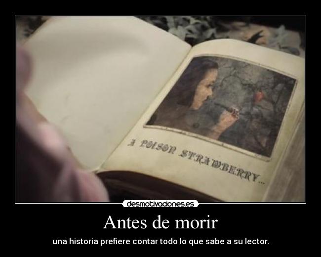 Antes de morir - 