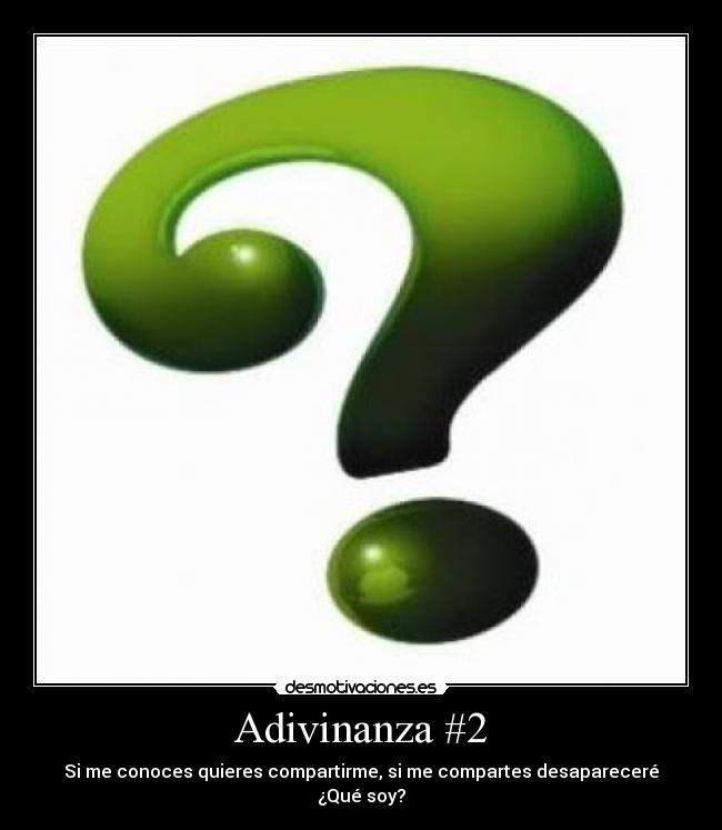 Adivinanza #2 -