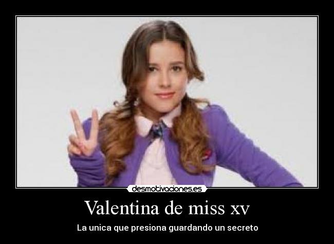 Valentina de miss xv -
