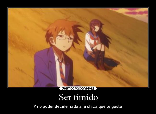 Ser timido - 