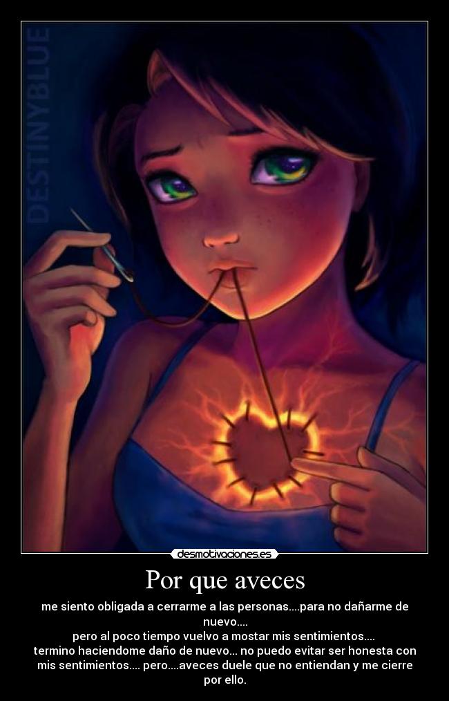 Por que aveces -