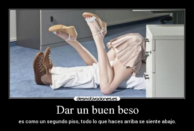 Dar un buen beso -