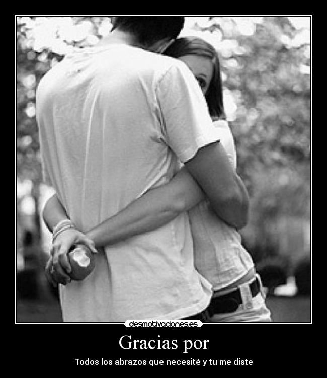Gracias por -