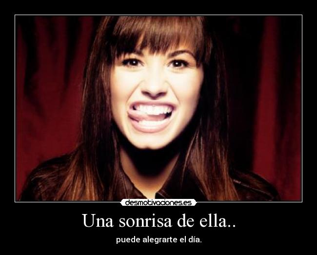 Una sonrisa de ella.. - 