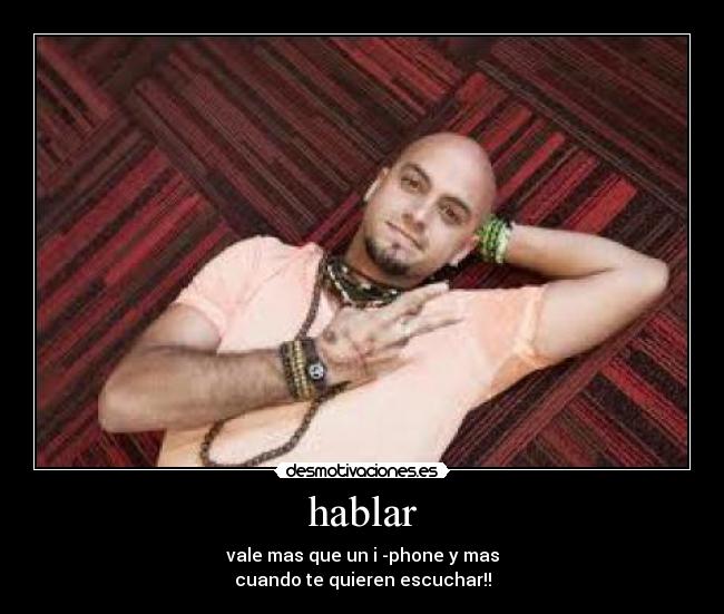 hablar -