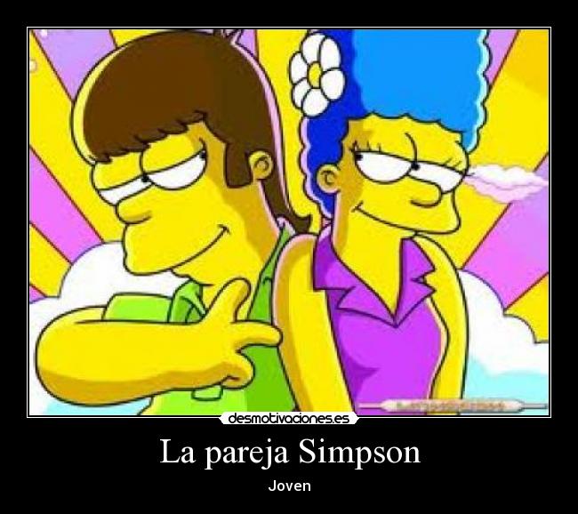 La pareja Simpson - Joven