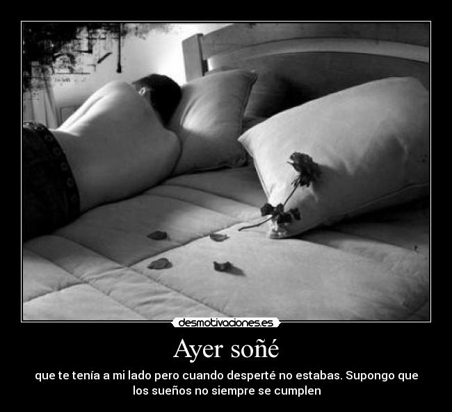Ayer soñé - 