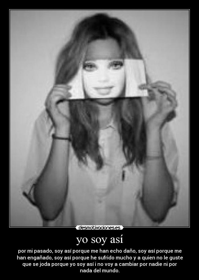 yo soy así -