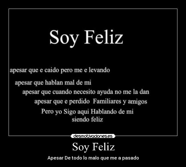 Soy Feliz