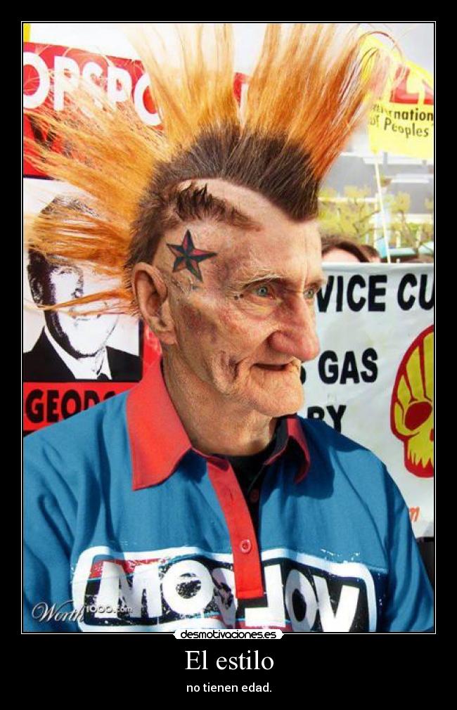 El estilo - no tienen edad.