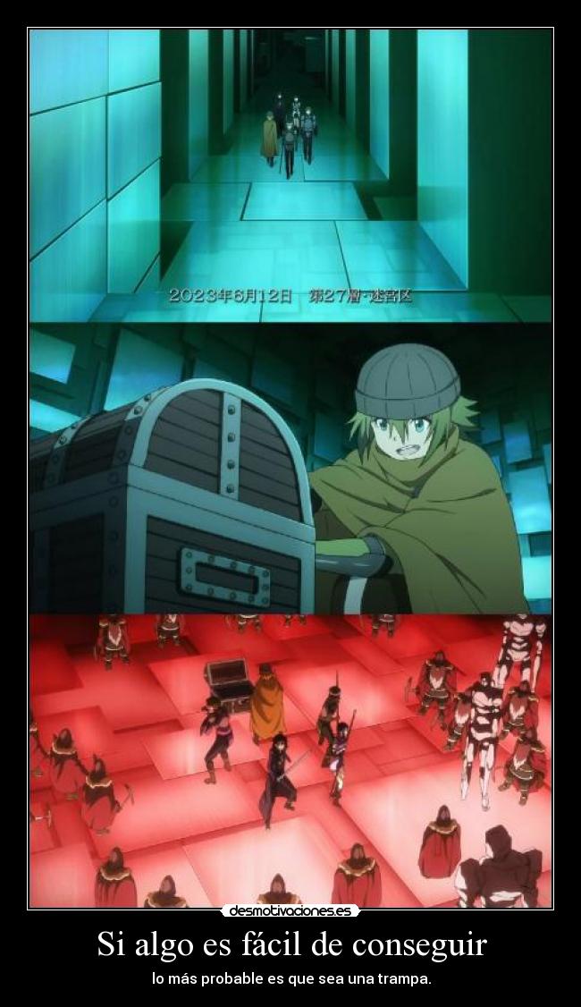 carteles anime sword art online sao kirito muwigaraklan porque las cosas jamas seran faciles desmotivaciones