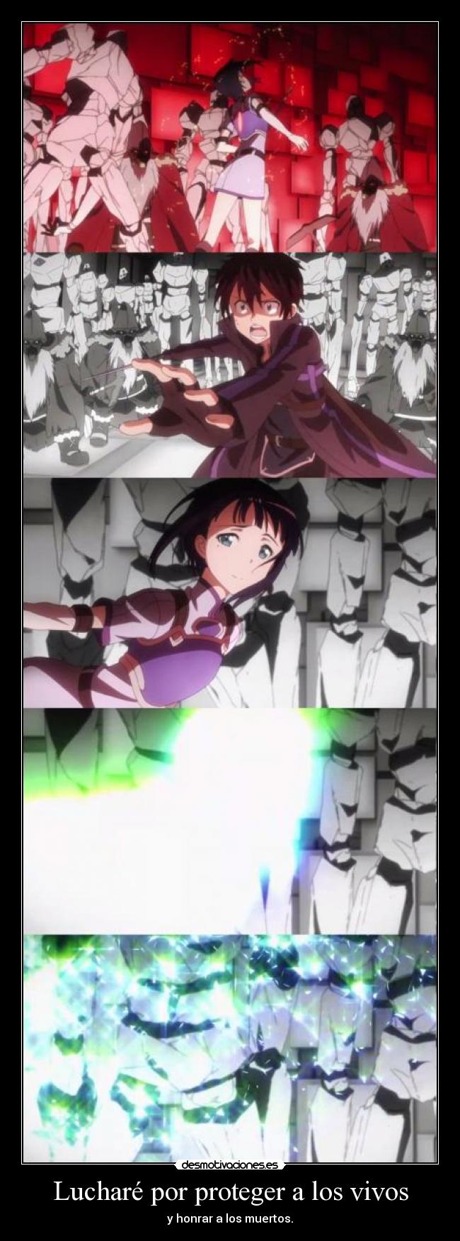 Lucharé por proteger a los vivos -