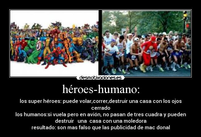 héroes-humano: -