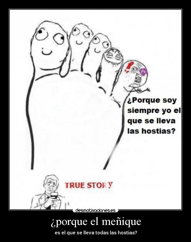 ¿porque el meñique -