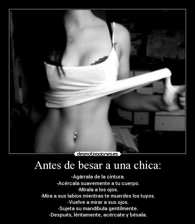 Antes de besar a una chica: - 