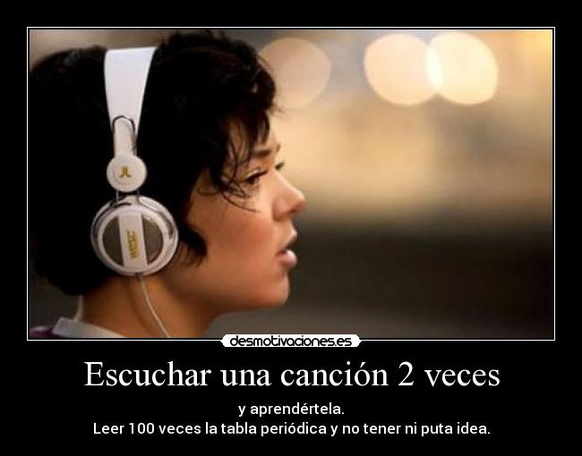 Escuchar una canción 2 veces -