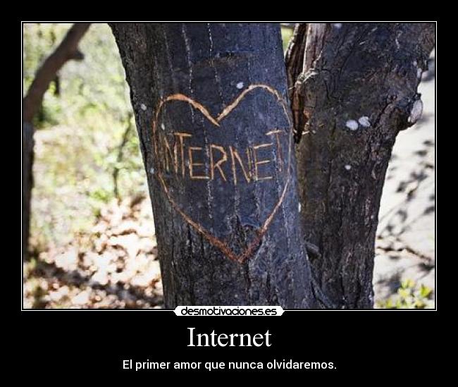 Internet - El primer amor que nunca olvidaremos.