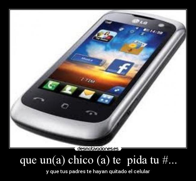 que un(a) chico (a) te  pida tu #... - 