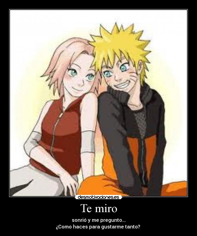 Te miro - sonrió y me pregunto...
¿Como haces para gustarme tanto? ♥