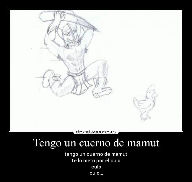 Tengo un cuerno de mamut - 