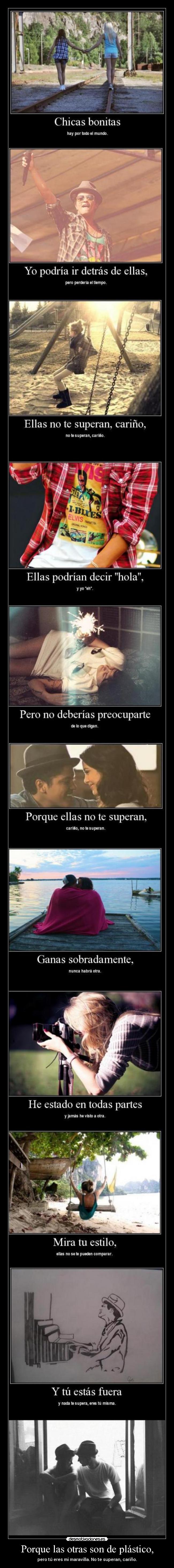 Porque las otras son de plástico, -