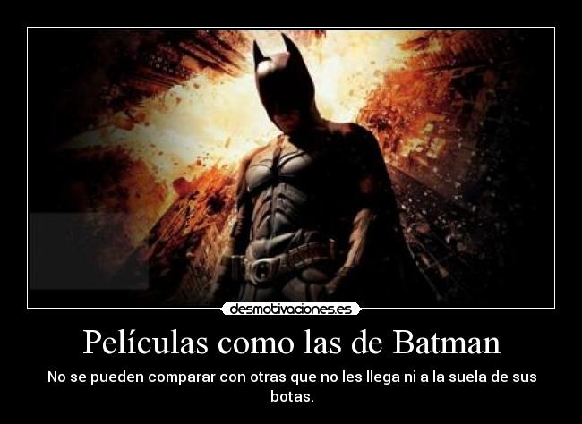 Películas como las de Batman -