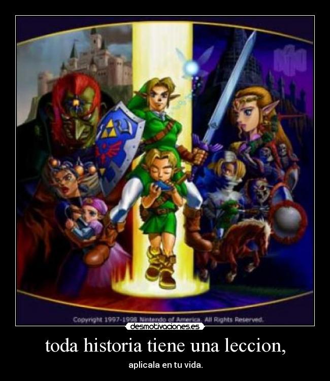 toda historia tiene una leccion, - 
