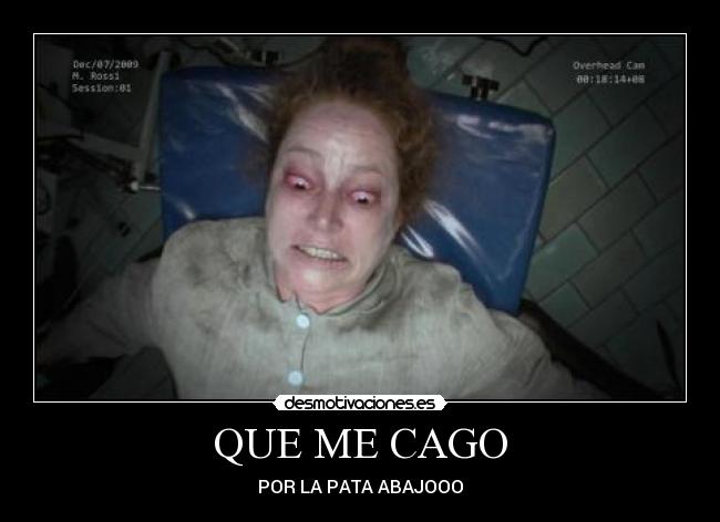 QUE ME CAGO - POR LA PATA ABAJOOO