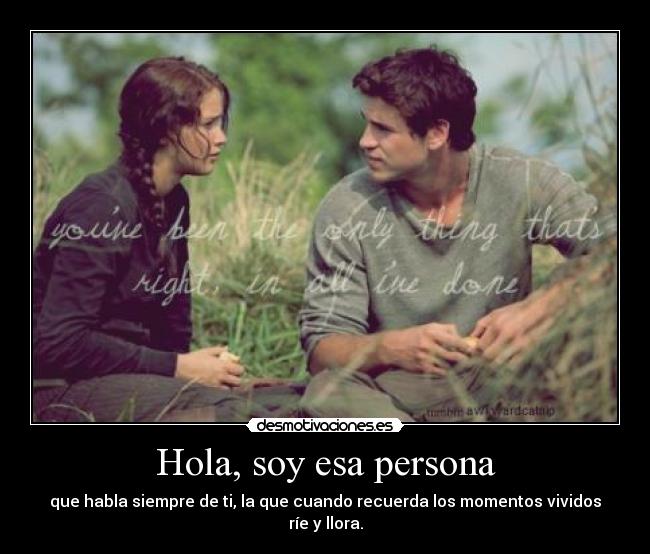 Hola, soy esa persona - 