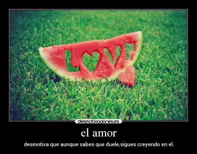 el amor - 