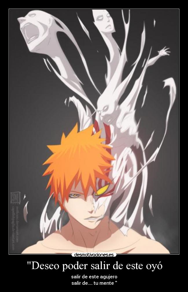 carteles ichigo hollow desmotivaciones