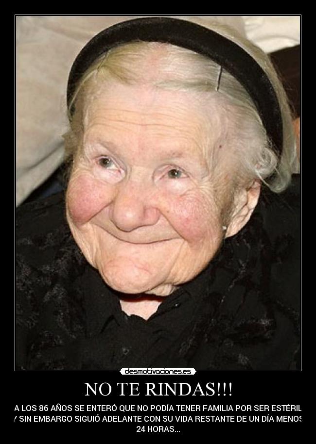 NO TE RINDAS!!! -