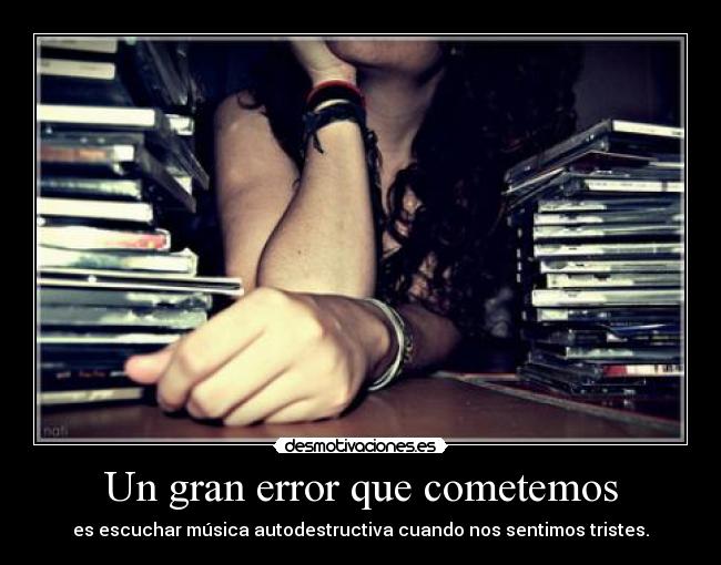 Un gran error que cometemos -