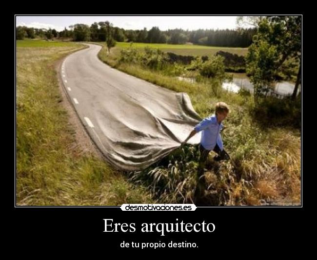 Eres arquitecto -