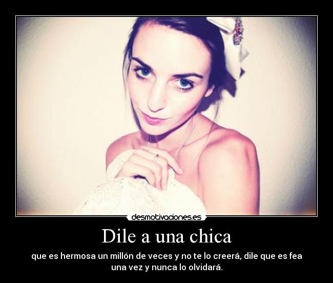 Dile a una chica -