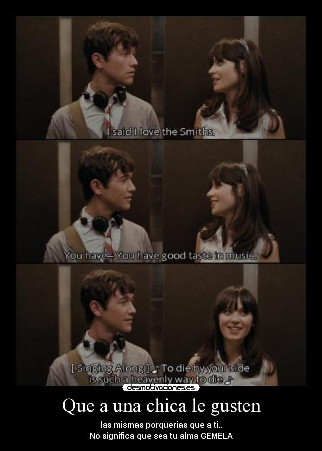 Que a una chica le gusten - 