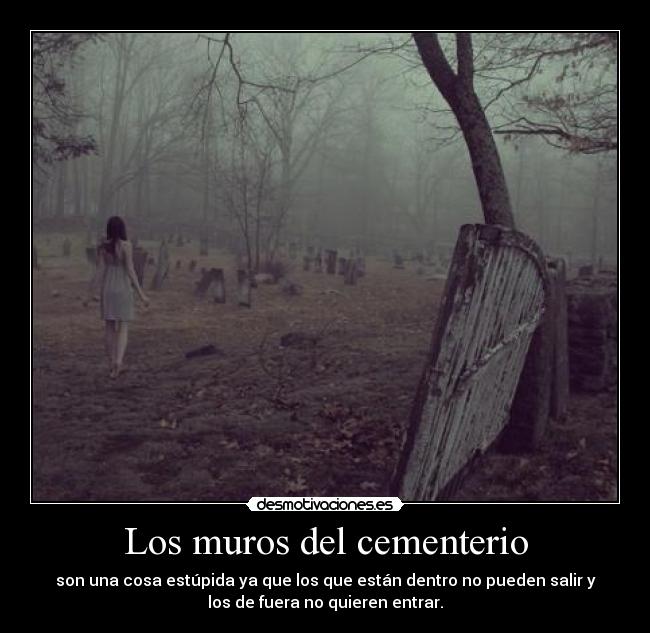 Los muros del cementerio -