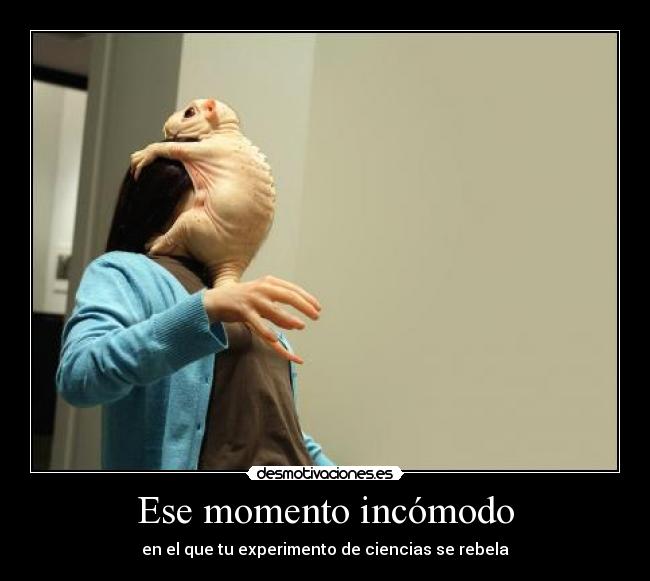 Ese momento incómodo -