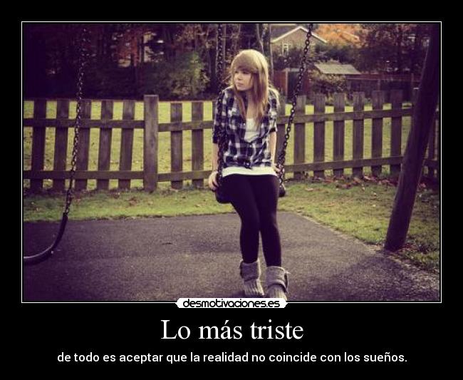 Lo más triste -