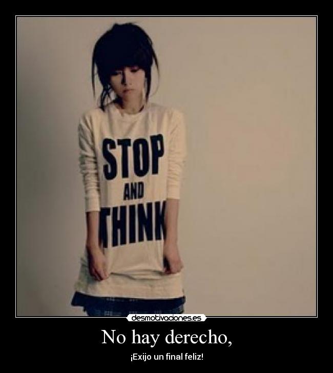 No hay derecho, - 