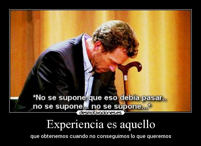 Experiencia es aquello - 