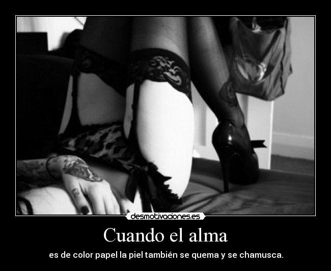 Cuando el alma -