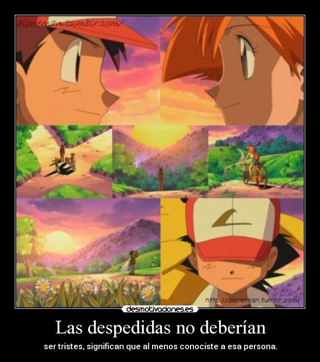 Las despedidas no deberían - 