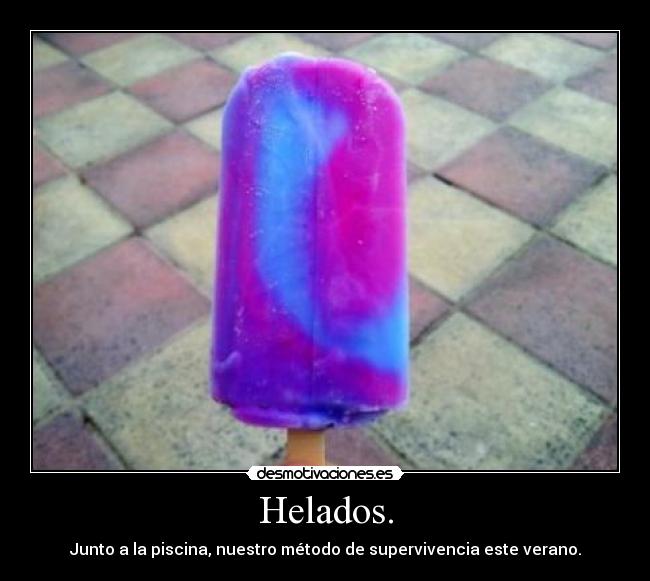 Helados. -