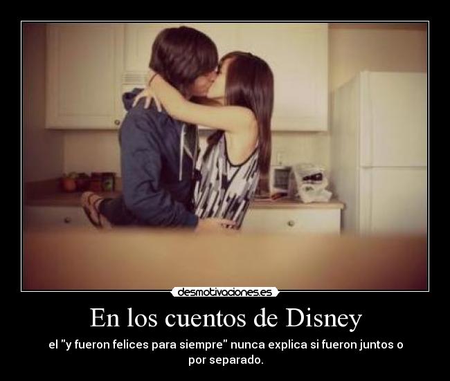 En los cuentos de Disney -